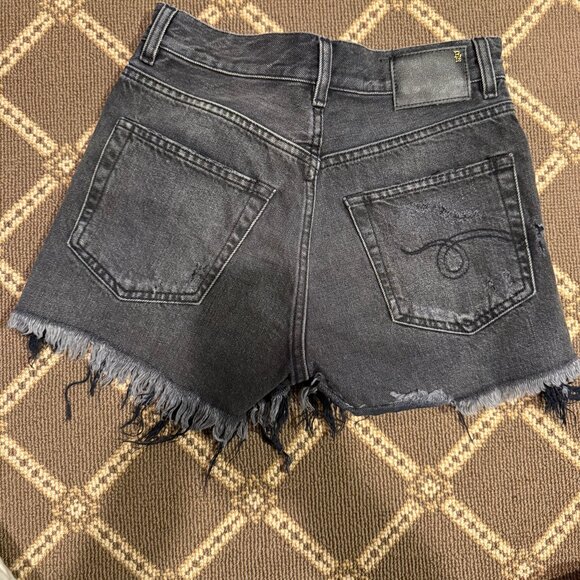 R13 Black Jean Shorts - Picture 3 of 3